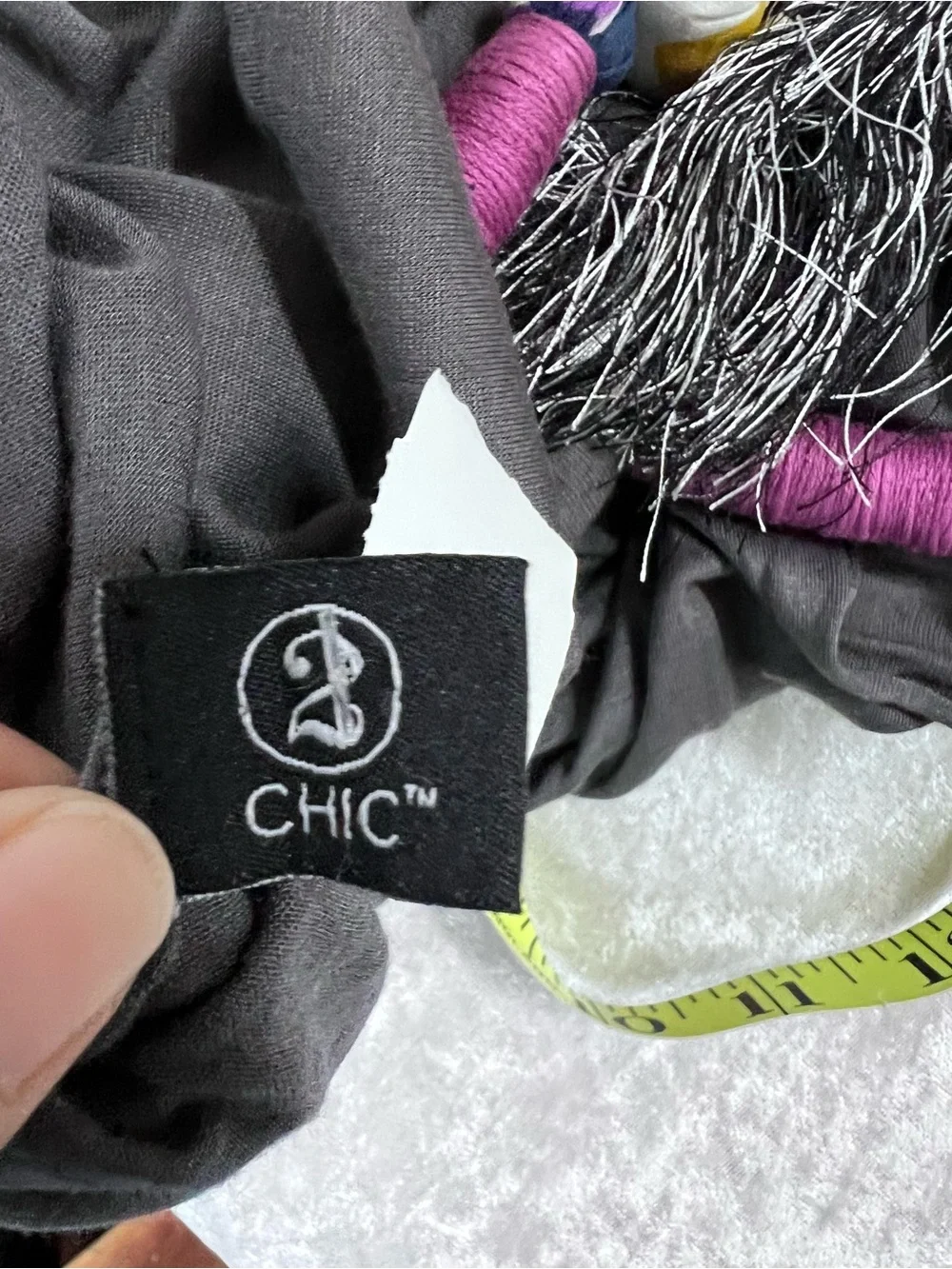 New 2Chic Lightweight Draped Scarf w/bird accents & Tassels made in India